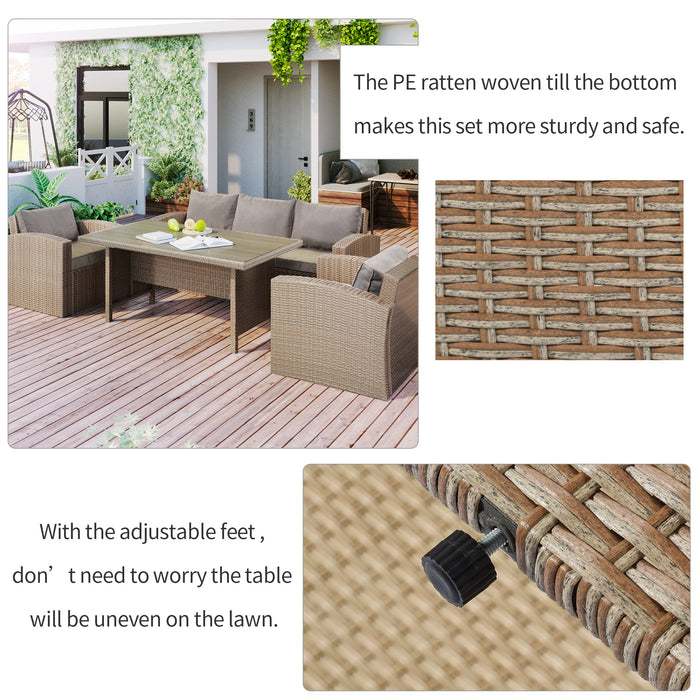 4-Piece Conversation Outdoor Patio Furniture Set