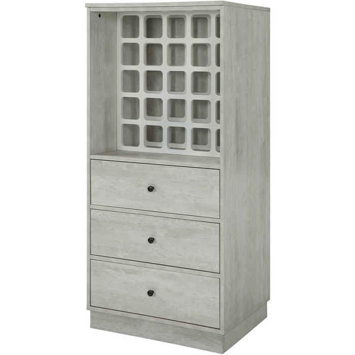 Wiesta Antique White Wine Cabinet