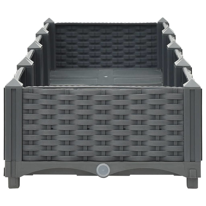 Raised Bed 63"x15.7"x9.1" Polypropylene