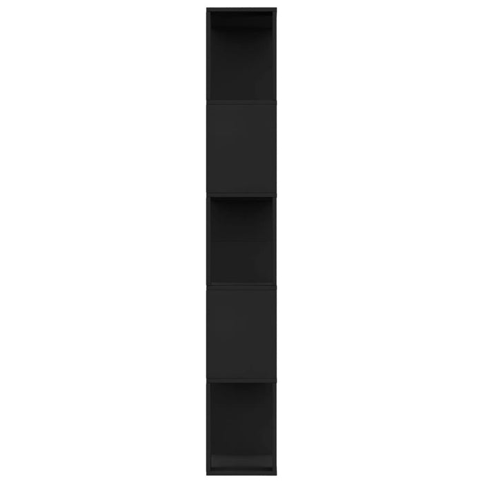 Book Cabinet/Room Divider Black 31.5"x9.4"x62.6"
