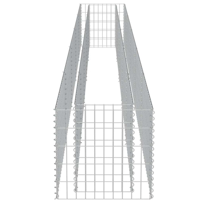 Gabion Raised Bed Galvanised Steel 177.2"x19.7"x19.7"