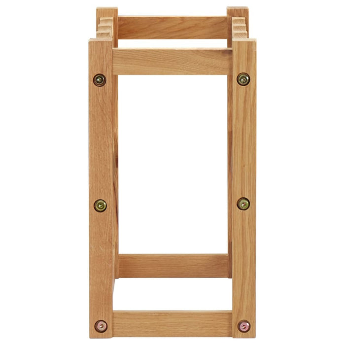 Wine Rack for 12 Bottles 18.5"x8.3"x14.2" Solid Oak Wood