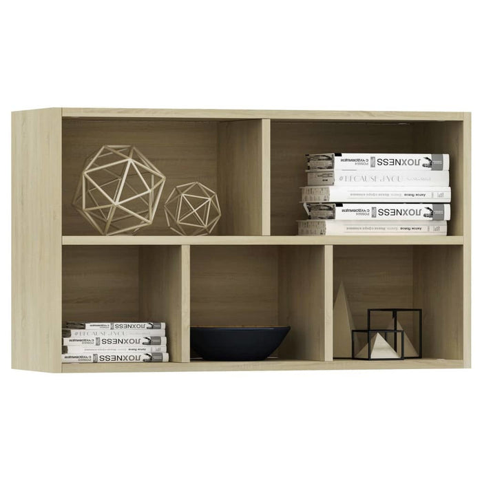 Book Cabinet/Sideboard Sonoma Oak 17.7"x9.8"x31.5" Chipboard