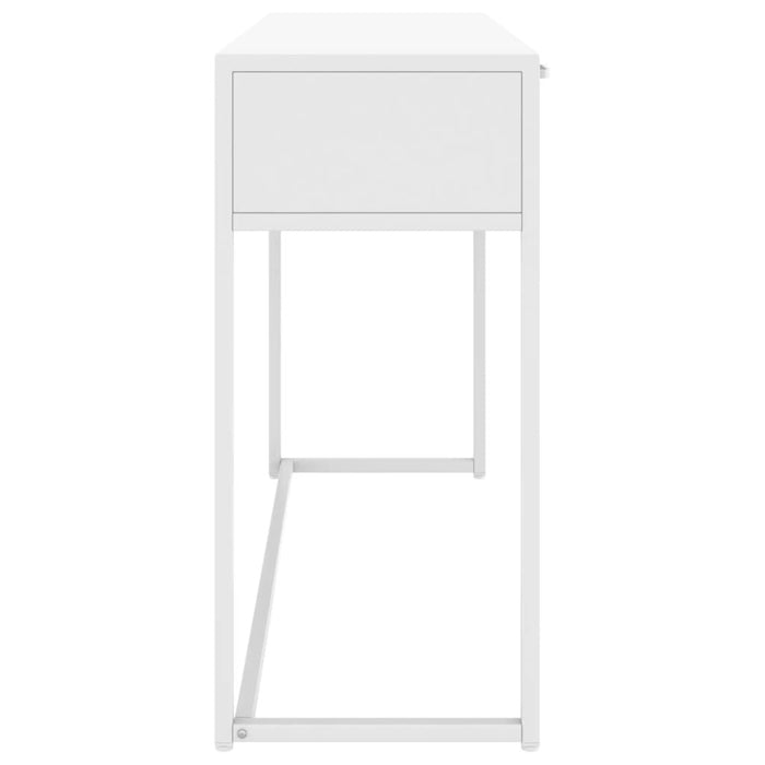 Classic (Large) Console Table White 41.7"x13.8"x29.5" Steel