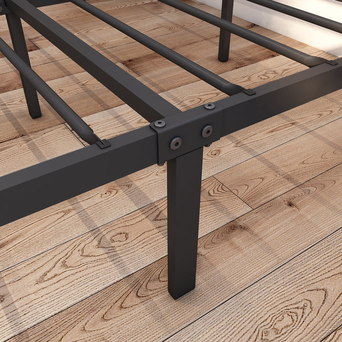Queen size Simplism Metal bed frame  (Noise Free Design)