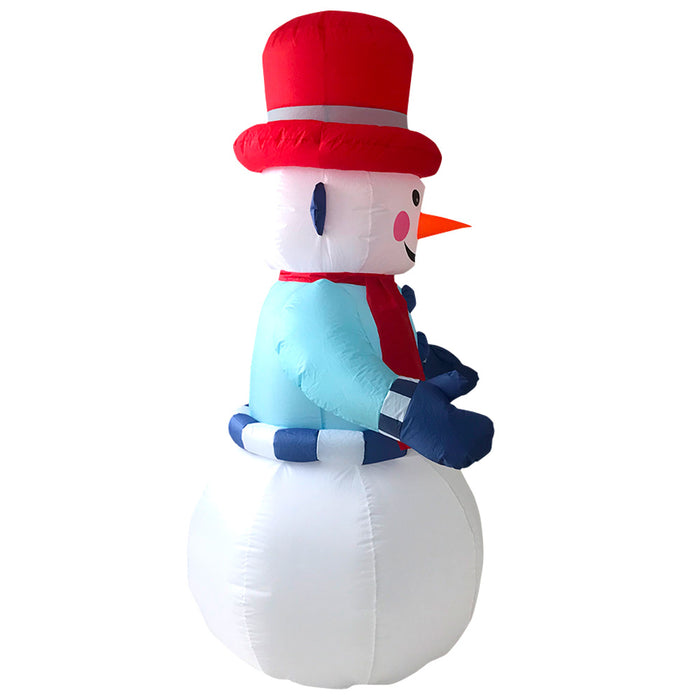 6ft Inflatable Snowman Outdoor Decoration