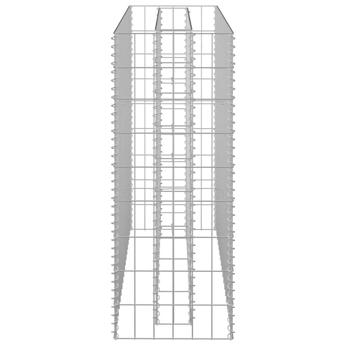 Gabion Raised Bed Galvanized Steel 35.4"x11.8"x35.4"