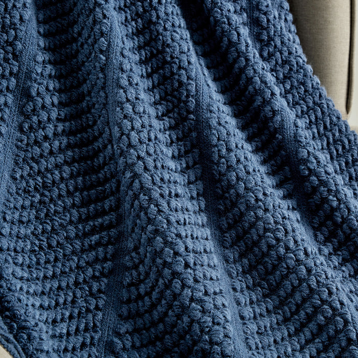 Ultra Soft Acrylic Throw Navy
