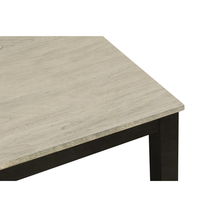 Farmhouse Wood 5-Piece Dining Table Set with 2-Tier Storage Shelves,Kitchen Set for 4 with Padded Dining Chairs