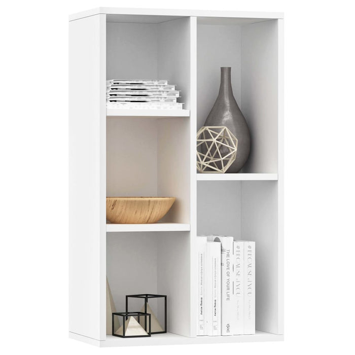 Book Cabinet/Sideboard White 17.7"x9.8"x31.5"