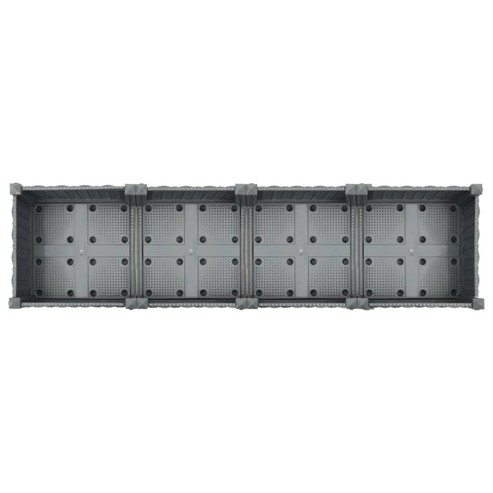 Raised Bed 63"x15.7"x9.1" Polypropylene