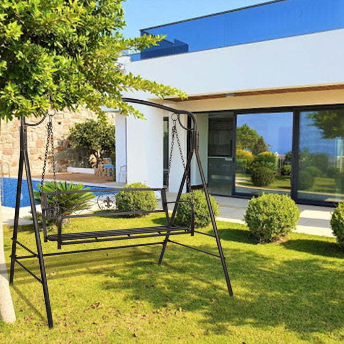 Double Seater Durable Metal Swing