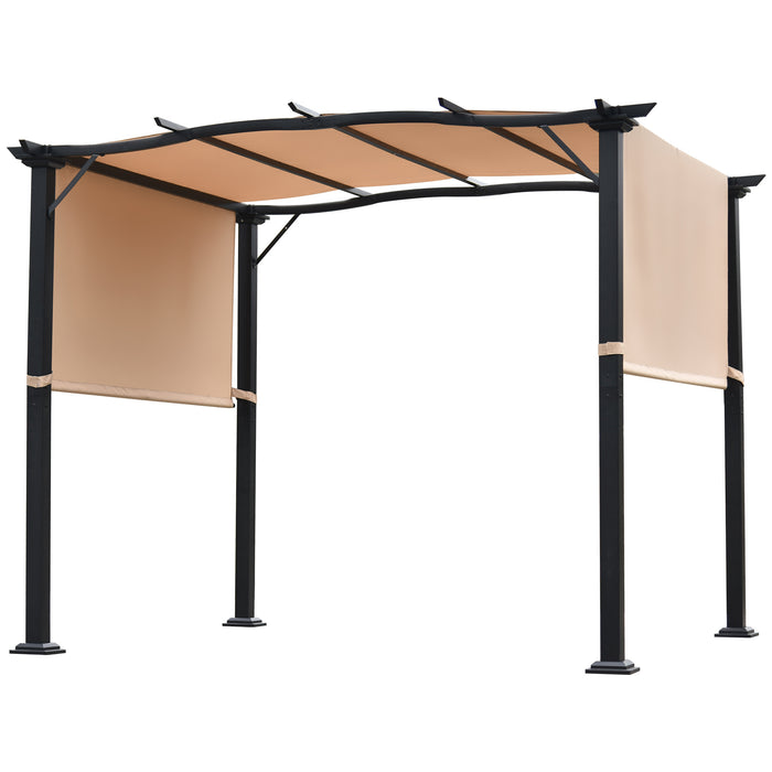 Pergolas Sunshade Waterproof Gazebo with Retractable Canopy