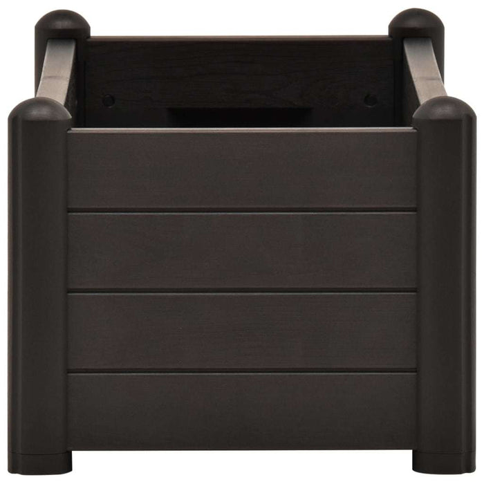 Garden Raised Bed PP Anthracite 39.4'x16.9'x13.8'