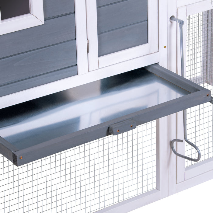 Sturdy Pet Rabbit Hutch Wooden House Chicken Coop for Small Animals