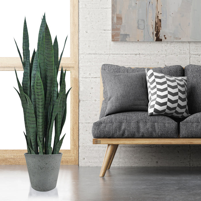 2 Pcs 10" Round Plant Pots with Drainage Holes, Dark Grey