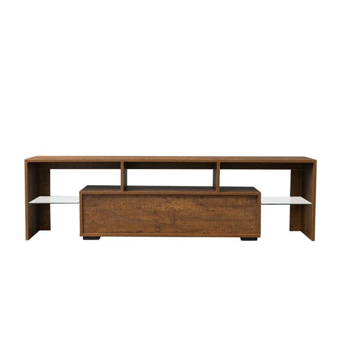 Living Room Furniture TV Stand Cabinet.Walnut,Black