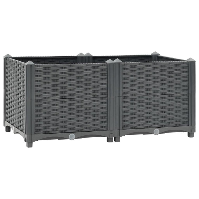 Raised Bed 31.5"x15.7"x15" Polypropylene