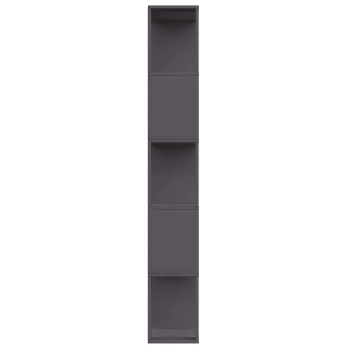 Book Cabinet/Room Divider Gray 31.5"x9.4"x62.6" Chipboard