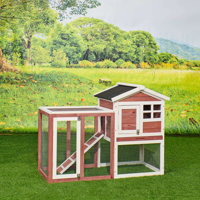 Large Chicken Coop Wooden Rabbit Hutch Auburn