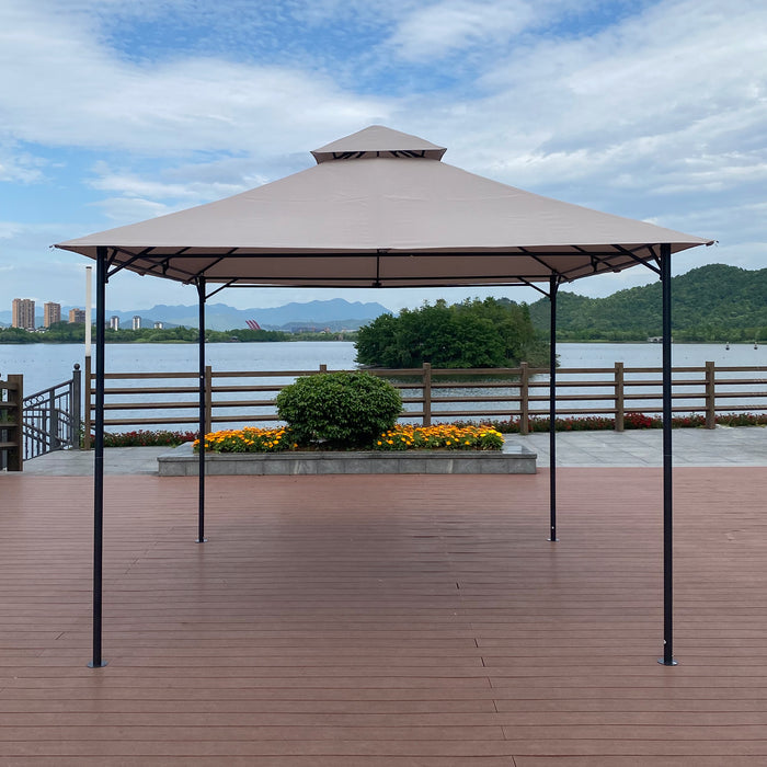 Pergolas Outdoor Shading Gazebo Tent With Curtains