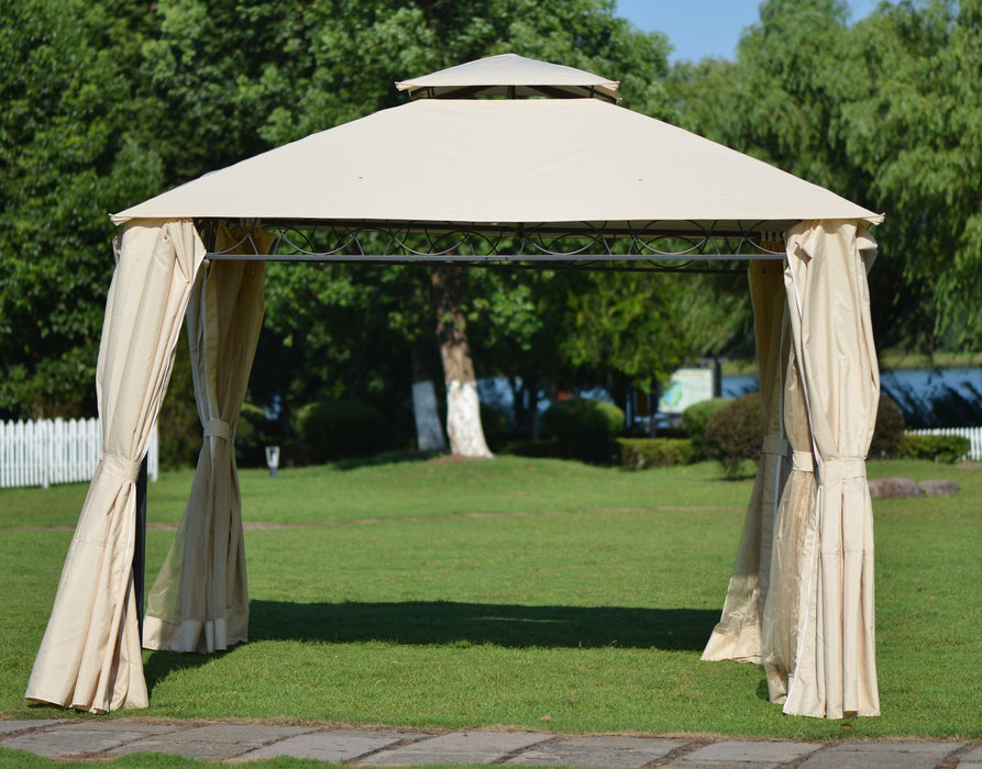 Pragos Classic Double Tiered Grill Canopy UV Protection
