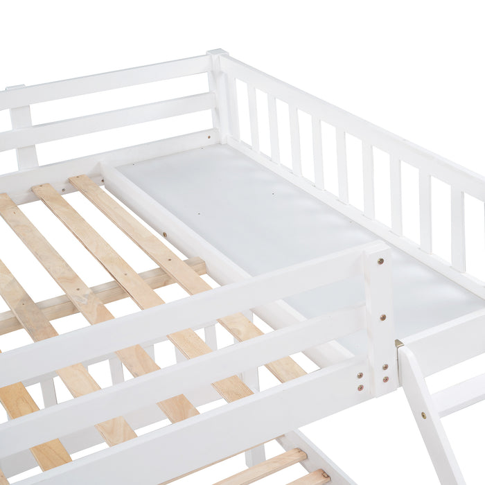 MyRoom Full Over Twin & Twin Wooden Bunk Bed