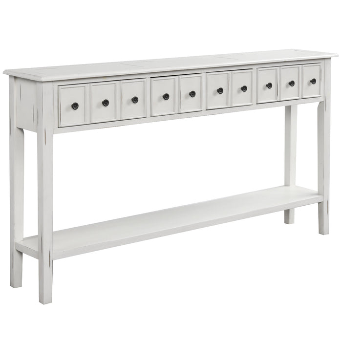 Rustic Entryway Console Table