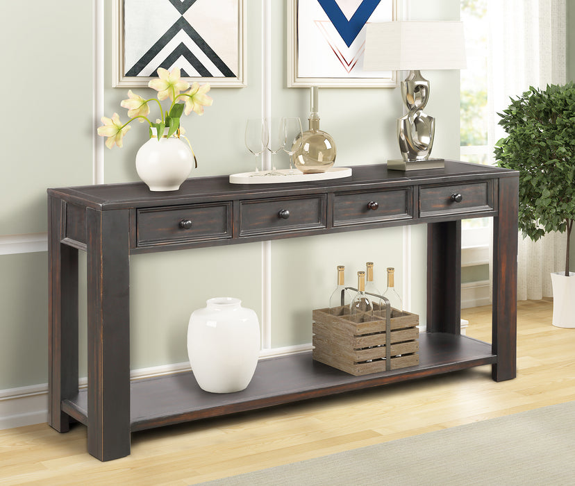 Simmons Console Table for Entryway Hallway (Black)