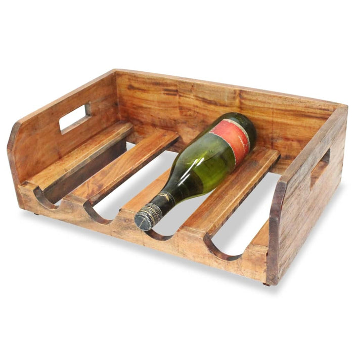16 Bottles Solid Reclaimed Wood Wine Rack