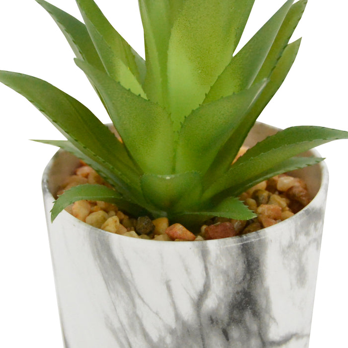 Set of 3 Realistic Artificial Succulents Plants Potted Faux Planter Indoor Decor
