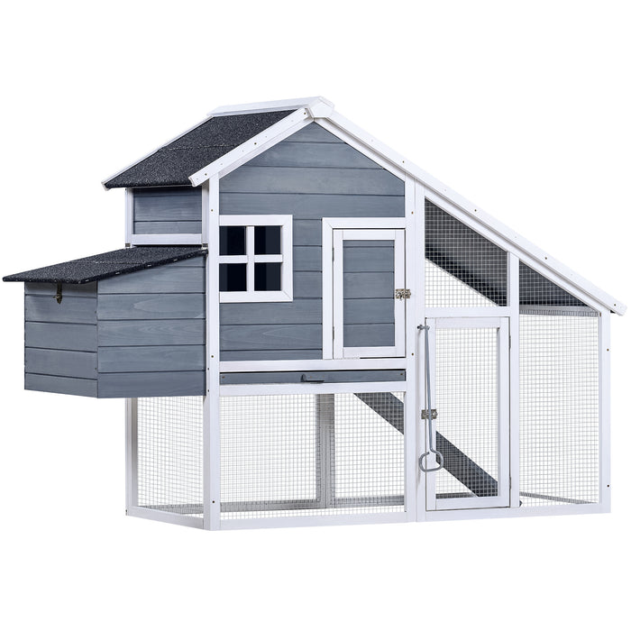 Pet Rabbit Hutch Wooden House Chicken Coop for Small Animals