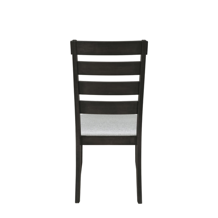 Farmhouse Wood 5-Piece Dining Table Set with 2-Tier Storage Shelves,Kitchen Set for 4 with Padded Dining Chairs