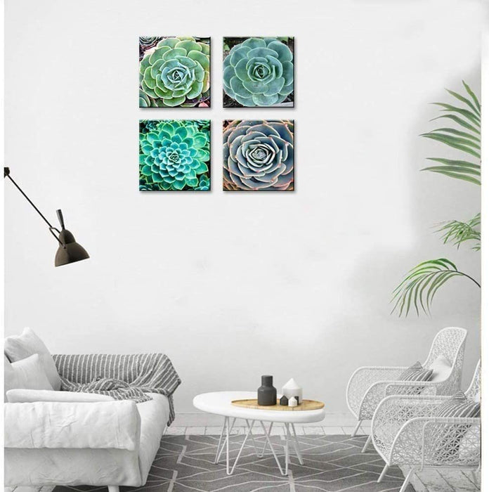 Green Agave Succulents Decor