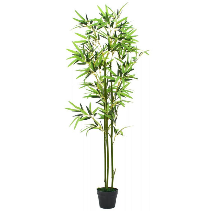 Artificial Bamboo Plant with Pot 59" Green