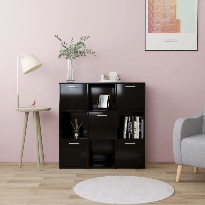 Book Cabinet Black 35.4"x11.8"x35.4"