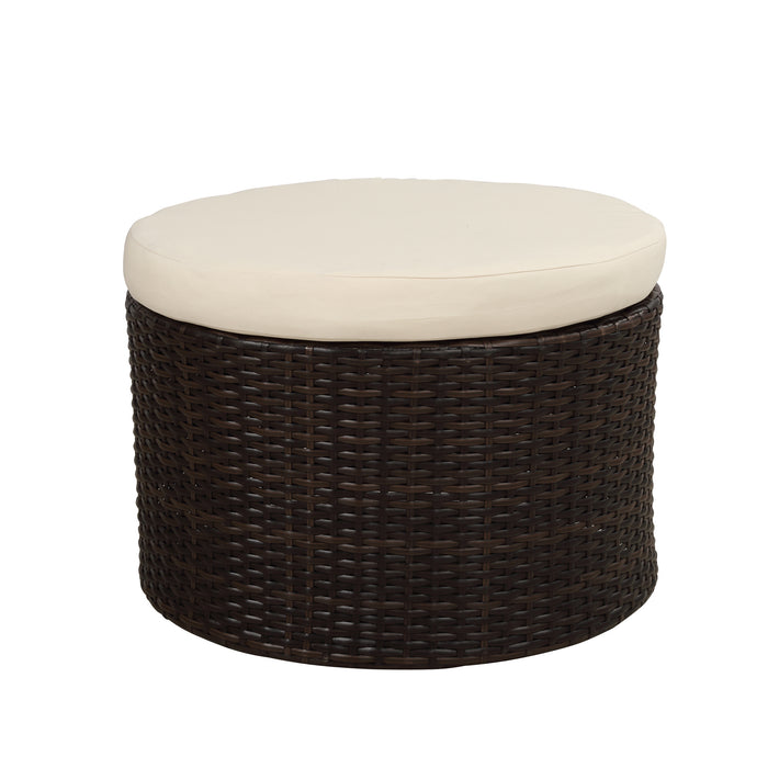 Elegant Crafts Round Outdoor Sectional Sun Bed