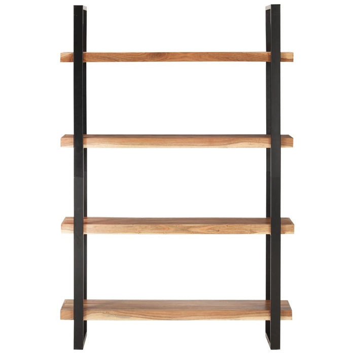4-Tier Bookcase 47.2"x15.7"x70.9" Solid Acacia Wood