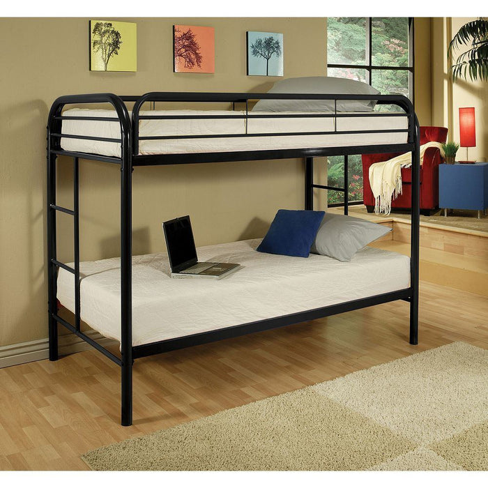 Gaston Bunk Bed (Twin/Twin) in Black