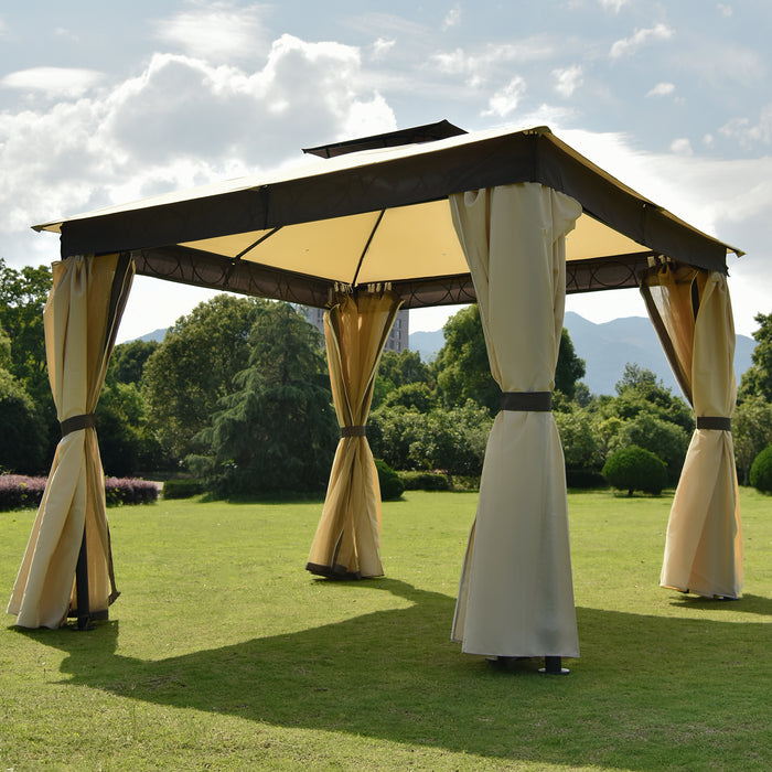 Habao Powder Coat Outdoor Canopy Soft Top Party Gazebo