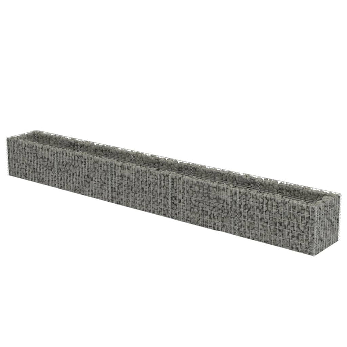 Gabion Raised Bed Galvanised Steel 177.2"x19.7"x19.7"