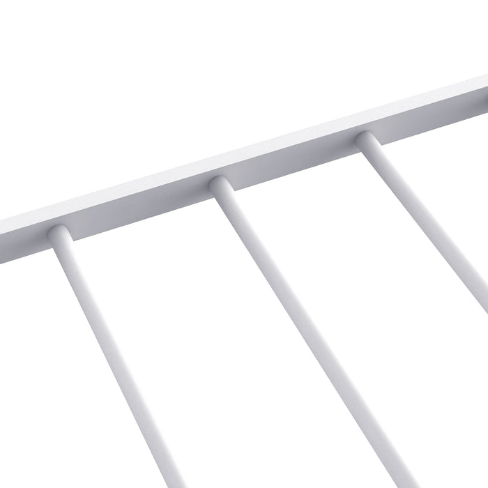 Twin Size Metal Bed Frame Headboard and Footboard Single Platform Mattress Base