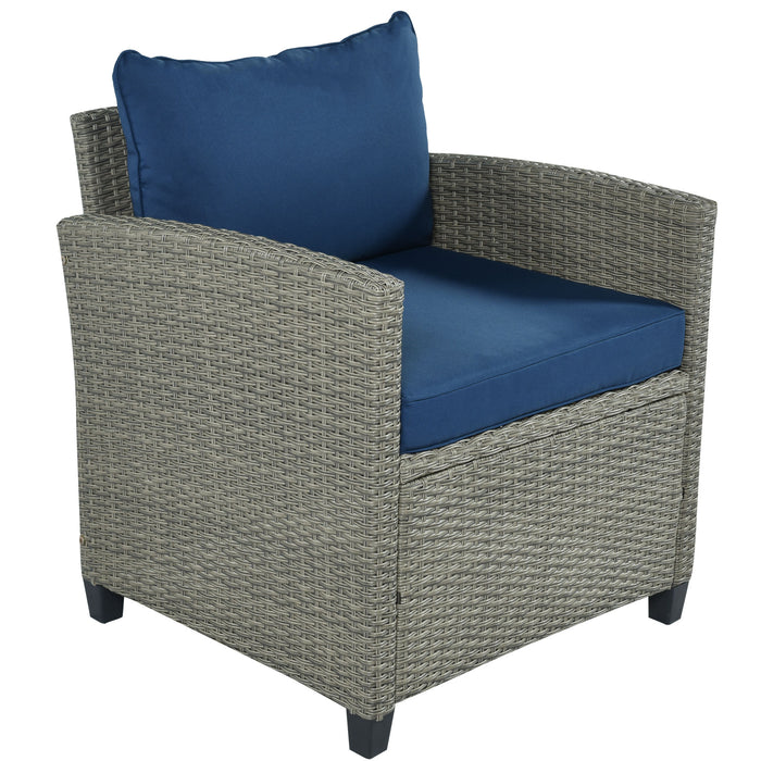 5-Piece Wicker Patio Set
