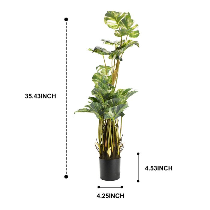 90cm-30LVS Monstera Artificial Monste Plants