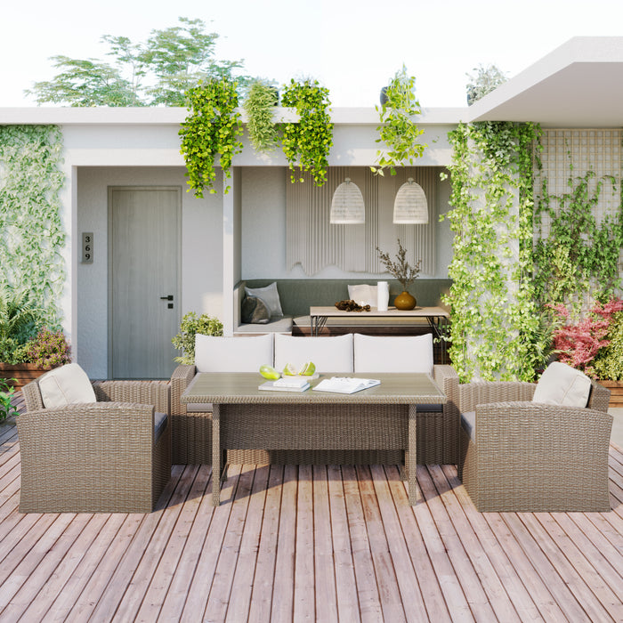 4-Piece Conversation Outdoor Patio Furniture Set