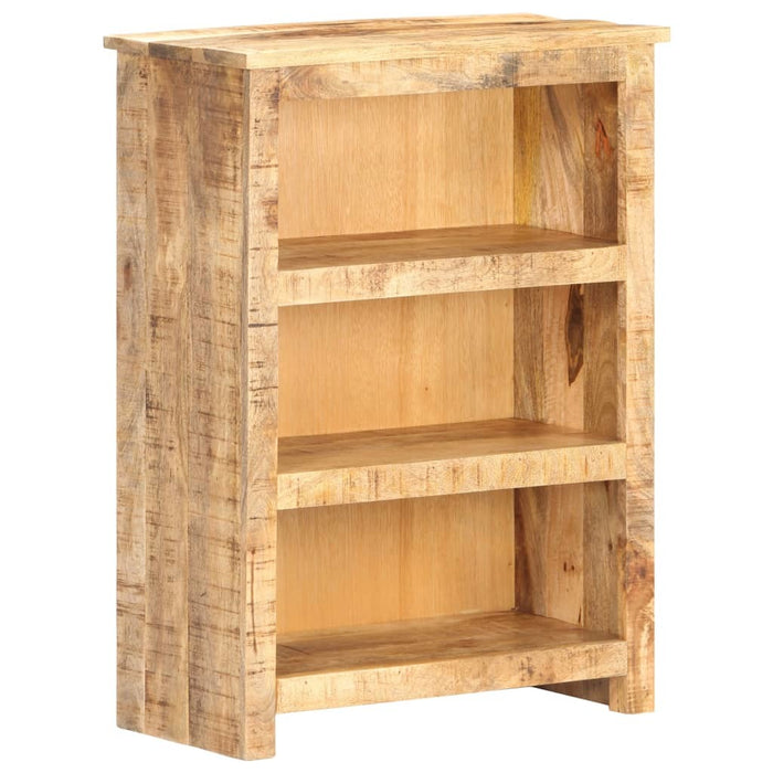 Book Cabinet 23.2"x11.8"x31.5" Rough Mango Wood