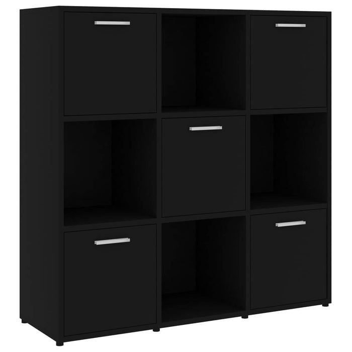 Book Cabinet Black 35.4"x11.8"x35.4"
