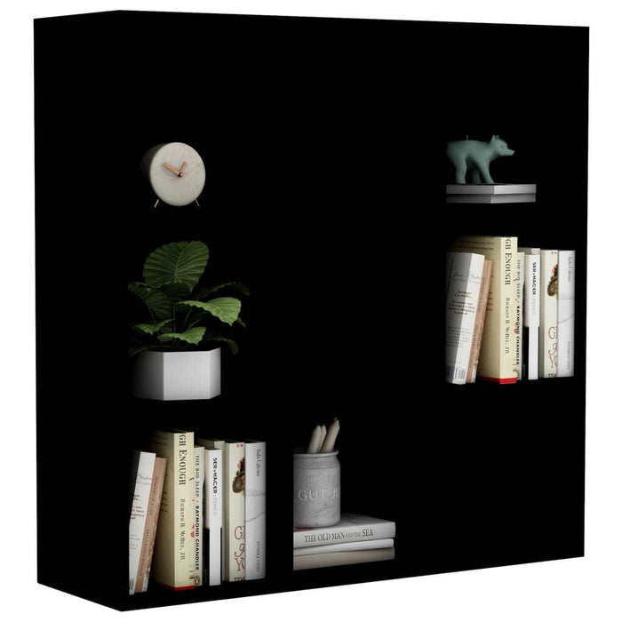 Book Cabinet Black 38.6"x11.8"x38.6"