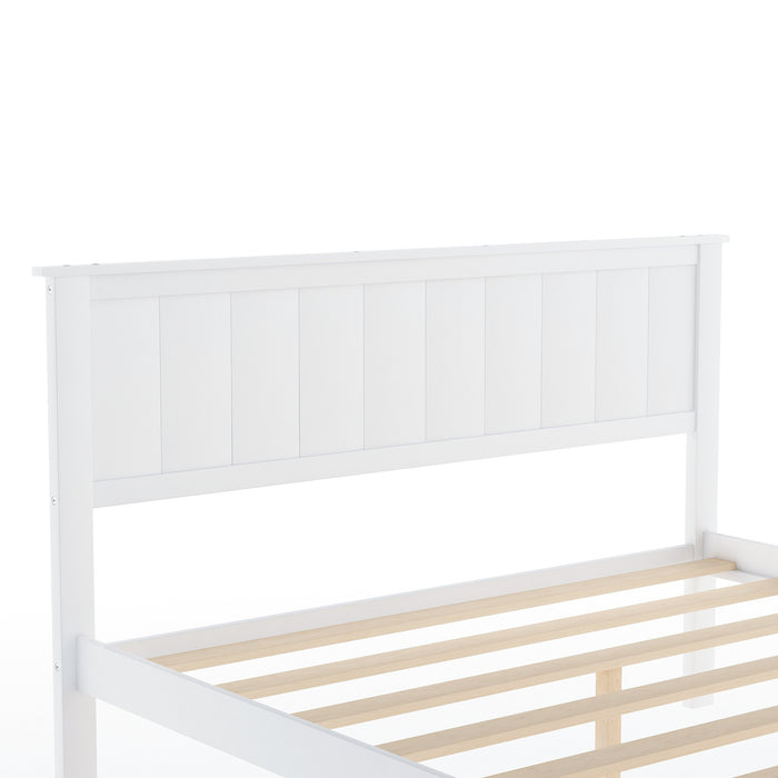 Higgins Full Size Platform Bed with Under Bed Drawers
