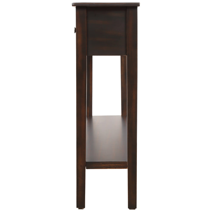 Rustic Entryway Console Table